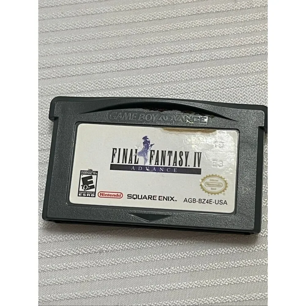 Final Fantasy IV 4 Advance Gameboy Advance Tested Clean